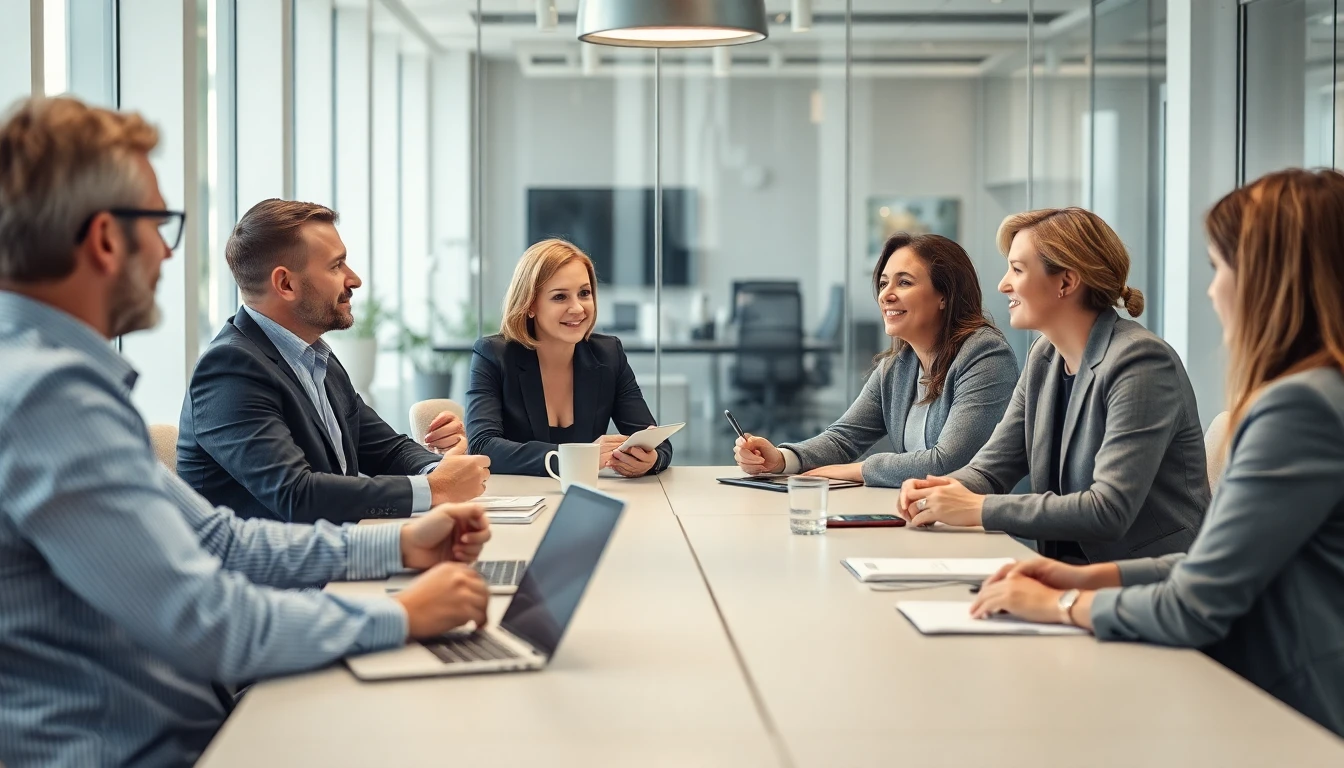 Kaffeeecke mit Teammitgliedern im Gespräch